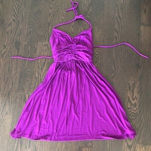 Victoria’s Secret lace up back halter dress